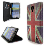 Coveron For Samsung Galaxy Mega 2 Case Wallet Pouch Cover Union Jack Flag