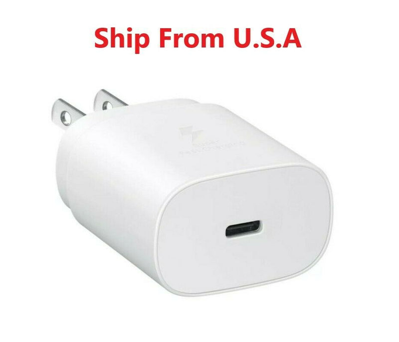 Fast Charger 25W Pd Type C Wall Travel Plug For Samsung Galaxy S21 Ultra Plus
