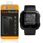 2X Superguardz Tempered Glass Screen Protector Guard Saver For Fitbit Versa