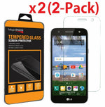 2 Pack Tempered Glass Screen Protector Guard For Lg X Charge Cricket