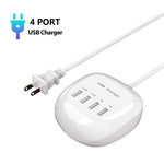 4 Port Usb Wall Charger Hub Quick Fast Charging Ac Adapter For Iphone Samsung Us