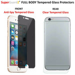 Anti Spy Privacy Tempered Glass Screen Protector Rear Cover Armor For Iphone 7