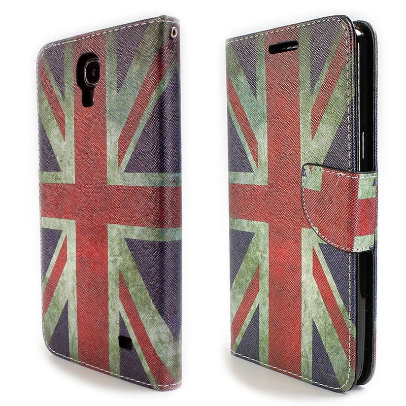 Coveron For Samsung Galaxy Mega 2 Case Wallet Pouch Cover Union Jack Flag