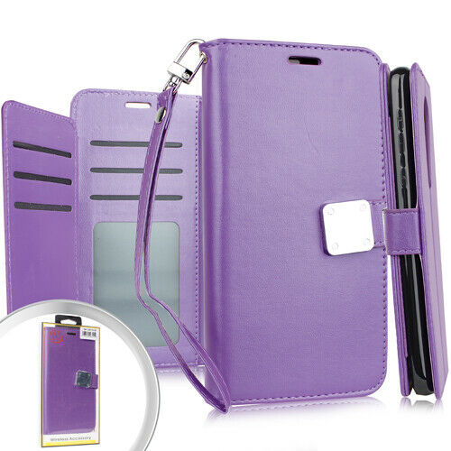 Iphone 12 12 Pro 6 1 Deluxe Wallet W Blister Purple