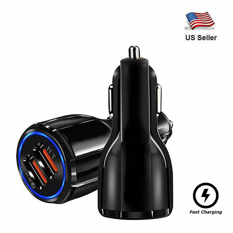 3 1A Fast Rapid Car Charger Adapter For Samsung Iphone Htc Lg Sony Phone