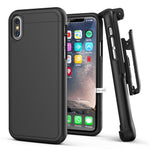 Iphone Xs Belt Clip Holster Slim Case Cover With Clip Black Slimshield