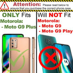 Black Case For Motorola Moto G9 Plus Flexible Slim Fit Tpu Phone Cover