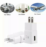 100Pcs Adaptive Fast Charging Wall Charger For Samsung Galaxy S6 S7 S8 S9 Note8