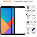 5X Nacodex For Xiaomi Mi Max 3 Full Cover Tempered Glass Screen Protector Black