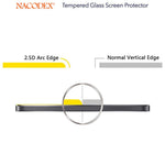 3X Nacodex Ballistic Tempered Glass Screen Protector For Xiaomi Redmi Note 3