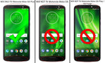 Clear W Black Rim Hybrid Slim Cover Phone Case For Motorola Moto G6 Plus