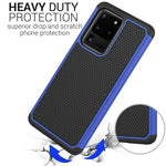 Blue Hard Case For Samsung Galaxy S20 Ultra Hybrid Shockproof Slim Phone Cover