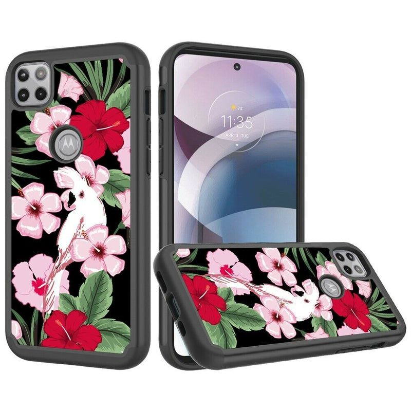 For Apple Iphone 11 Pro Max Xs Max Beautiful Leather Feel Tuff Charming Flowers