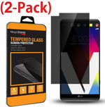 2 Pack Antispy Peeping Privacy Tempered Glass Screen Protector For Lg V20