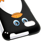Hard Cover Protector Case For Blackberry Q5 Black Penguin