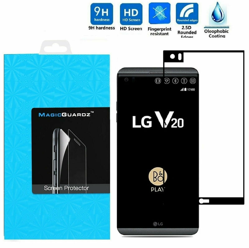 Full Coverage Premium Ultra Thin Tempered Glass Film Screen Protector For Lg V20