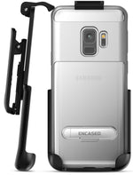 For Samsung Galaxy Note 9 Clear Case W Metal Kickstand And Belt Holder Clip