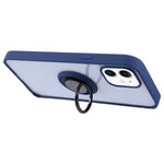 Airium Hybrid Case Ring Stand Apple Iphone 12 Mini 5 4 Transparent Clear Blue