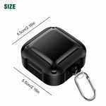 For Samsung Galaxy Buds Live Case Cover Tpu Slim Pouch With Carabiner Shockproof