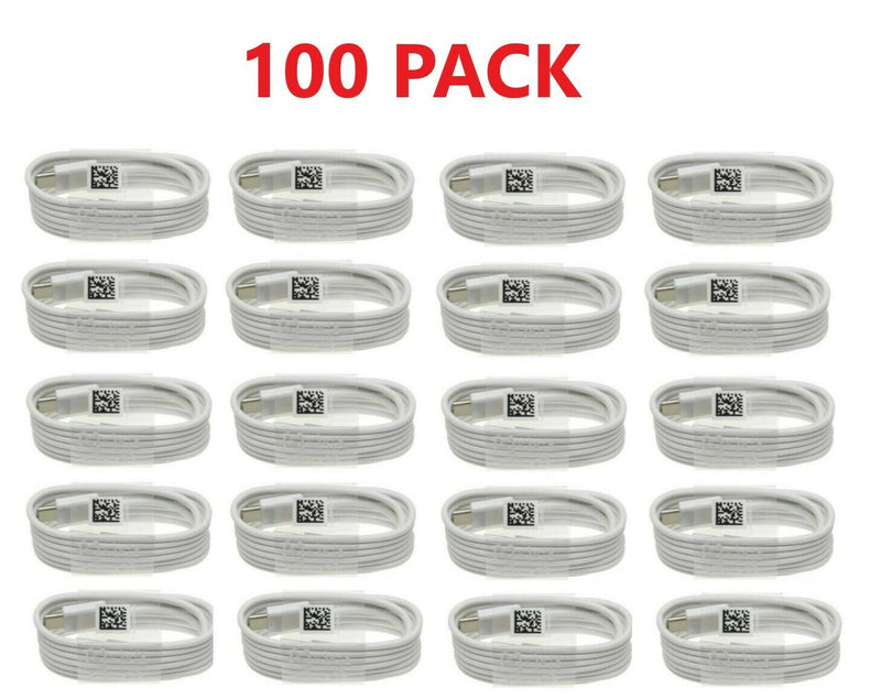 Lot 100 Type C Usb C 3 1 Connector Data Sync Charger Charging Cable Cord White
