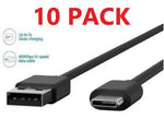 10Pack 3Ft Usb C Type C Data Sync Charger Charging Cable For Samsung S8 S9 Black