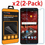 2 Pack Premium Tempered Glass Screen Protector For Zte Grand X 4 Z956 Cricket