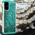 Cherry Blossom Rhinestone Bling Cover Phone Case For Samsung Galaxy S20 Plus