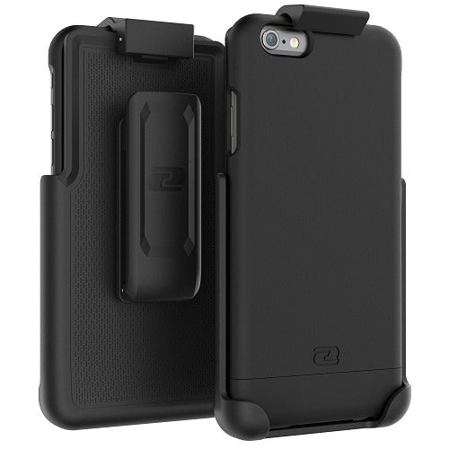 Iphone 6 Plus 5 5 Belt Clip Case Hybrid Cover W Secure Fit Holster Black