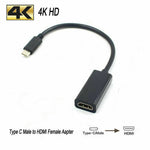 Usb Type C Male To Hdmi Female Adapter Cable For Cell Phone Tablet Hdtv Us