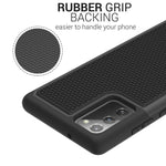 Black Hard Case For Samsung Galaxy Note 20 Hybrid Shockproof Slim Phone Cover