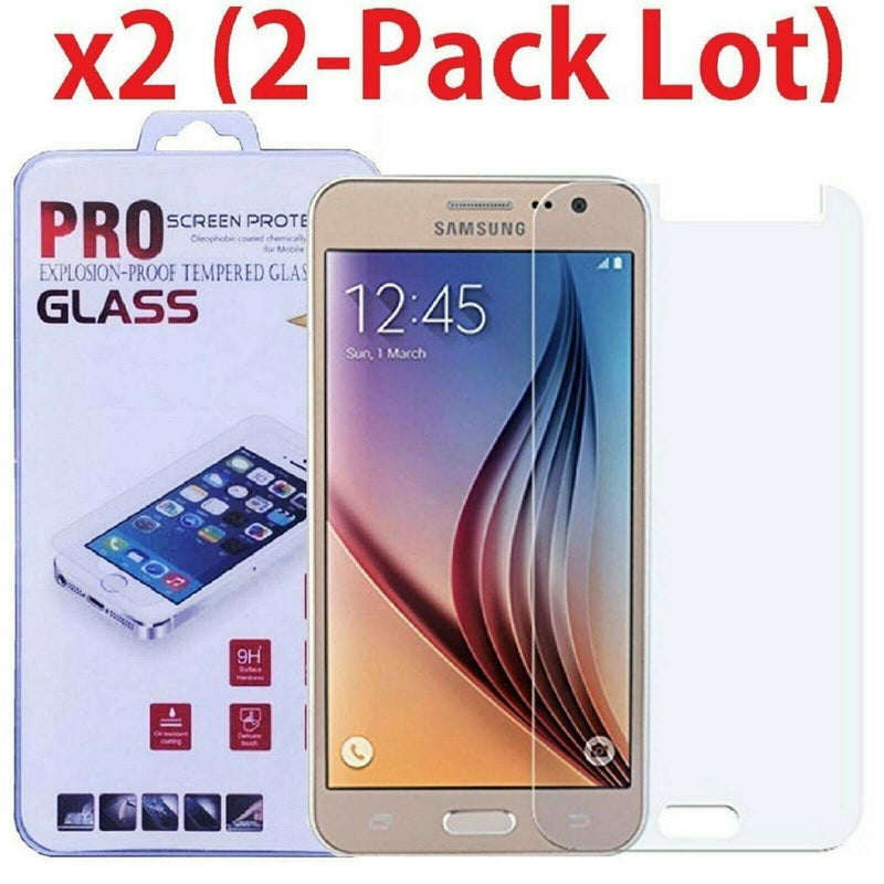 2 Pack Premium Tempered Glass Screen Protector Film For Samsung Galaxy J3 2016