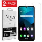 2 Pack Tempered Glass Screen Protector For Lg Premier Pro Plus L455Dl