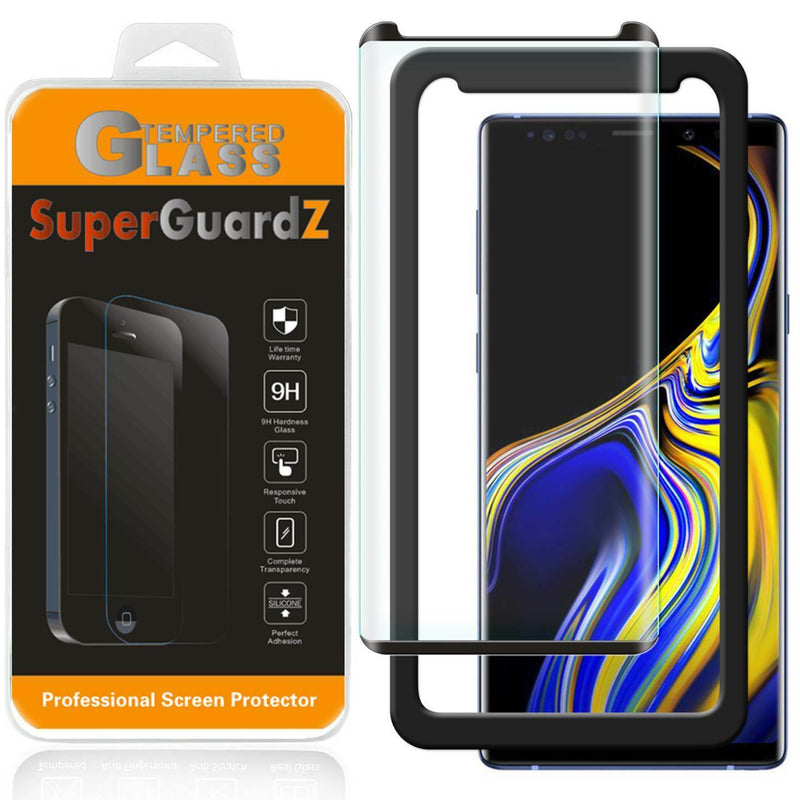 Samsung Galaxy Note 9 Full Cover Tempered Glass Screen Protector Install Tray