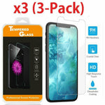 3 Pack Tempered Glass Screen Protector Protective Film Guard For Apple Iphone X