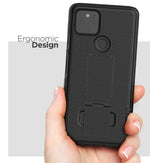 Google Pixel 4A 5G Belt Clip Case Slim Cover With Holster Black
