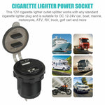 12V 24V 4 2A Dual Usb Car Fast Charger Socket Power Outlet Adapter Led Voltmeter