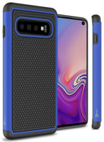 Blue Black Hard Case For Samsung Galaxy S10 Hybrid Shockproof Phone Cover