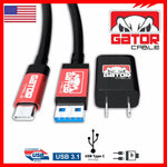 Usb C 3 1 Type C Data Sync Cable Home Wall Charger Samsung S8 S9 S10 S20 Note 10